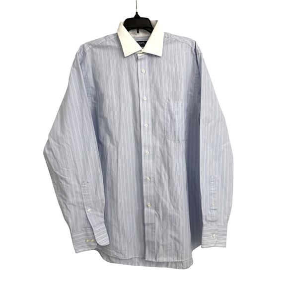 CHAPS Blue Button Down Shirt Size Youth 16 - Picture 1 of 4
